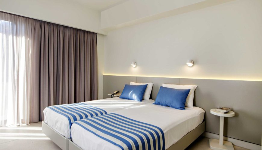 Arkadi Hotel Chania twin room scaled