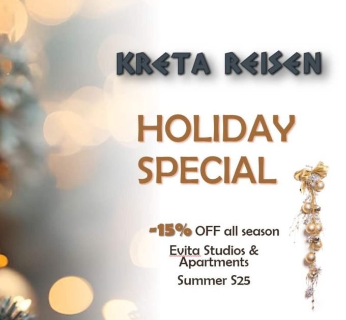 kreta reisen evita offer square Christmas