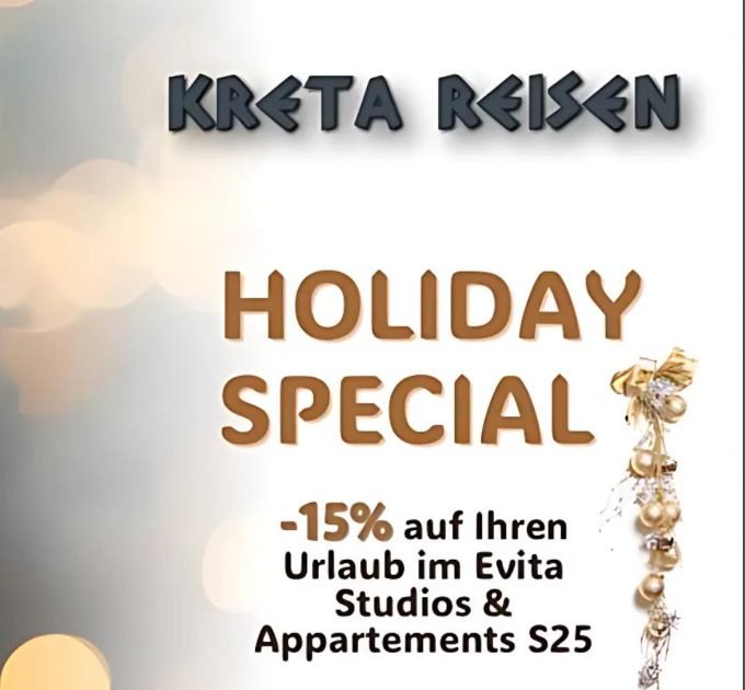 kreta reisen evita offer square Christmas